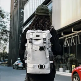 Rucksack Luxus Leinwand Hip Hop Skateboard Tasche Männer Übergroße Schulmädchen Schultasche Freizeit Funktion Mode Reisen