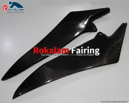 2 x Carbon Fiber Cank Bovers Panele dla Yamaha YZF R1 2000 2011 2012 2013 2013 2014 YZF-R1 Cysterna