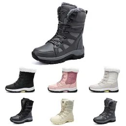 Nyaste vinter stövlar män skor kvinnor vit utomhus snö varm plysch boot mode andas mens kvinna tränare sneakers 36-46