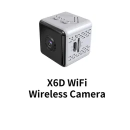 X6D 1080P HDミニIPカメラ夜版音声セキュリティワイヤレス監視スポーツカメラwifiビデオレコーダーDVビデオカメラ
