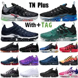 2021 Top Qualität Cushion OG TN Plus Herren Damen Laufschuhe Atlanta Black Royal Midnight Navy Gradients Blue USA Triple White Sunset Sneakers Trainer Größe 36-45