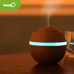 Aroma Difusor de Óleo Essencial Mini USB Air Humidifier Portátil Ultrasonic Névoa Umidificador AR Purificador de Ar LED Night Light