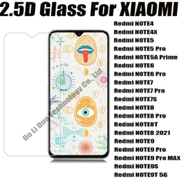 2.5d 0.33mm Szkło Hartowane Ekran Telefonu Protector dla Xiaomi Redmi Red MI NOTE8 2021 Uwaga 4 4x Note5 5 Pro 5A 6 6Pro 7 7s 8T 9 9Pro 9s Prime