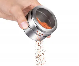 Ferramentas de Aço Inoxidável Magnética Ferramentas de Spice Visível Jar Salt Pimenta Shaker Garrafa Cozinha