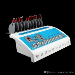 슬리밍 머신 2 in 1 원거리 적외선 가열 패드 EMS 러시아 웨이브 전기 전기 근육 자극기 손실 체중 EMS 피트니스 머신 413