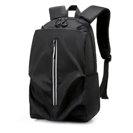 SAC A DOS Campus Student Business ryggsäck Enkel fritidsresor Polyester Portable USB Laddning Port Design Mannra ryggsäck