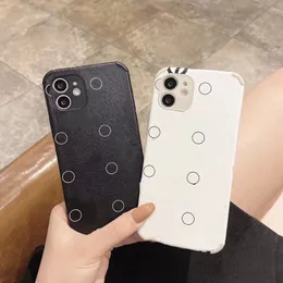 Moda Telefon Kılıfları Için iPhone 12 11 Pro Max XR X 7 8 Artı Anti-Knock Koruma Kabuk Şok Geçirmez Lüks Tasarımcı Deri Kılıf Cep Telefonu Kapak Modelleri Toptan