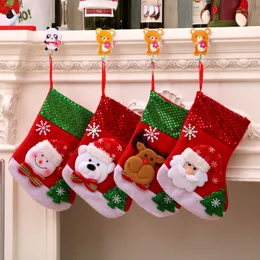 Designer 3D Christmas Stockings Baby Socks Personalized 2021 Ornaments Gnomes Baubles Children Kids Candy Gift Bag Outdoor Decoration Party Supplier
