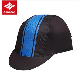 Santic 2022 Men's Cycling Cap Spring Summer Anti-UV Outdoor Sports Bicycle MTB Bike Riding Breathable Hat 4 Colors Caps & Masks