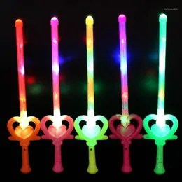 LED/Glow/Flash Stick Light Sticks لحفل الحفل حفل زفاف عيد الميلاد زخرفة التوهج الحب الديكور