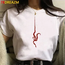 Compra online de Japonês streetwear e menina anime camiseta roupas com capa  de braço gráfico topo harajuku kawaii verão topos para mulher t camisa