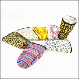 Övrigt kök, Matsal Bar Hem GardenNeoprene Drinkware Vattenflaska Ärm för 30oz Tumbler Cup Leopard, Rainbow, Solros, Mermaid Prin