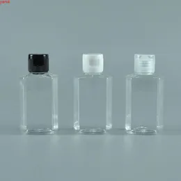 50 Stück 60 ml leere Shampoo-Reiseflaschen aus Kunststoff mit Klappdeckel, nachfüllbare Verpackung, PET-Flaschen