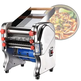 220 V Maker komercyjny Ze stali nierdzewnej Elektryczny Makaron Noodle Press Wrappers Automatyczne Makaron Maszyna