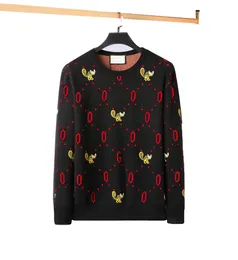Camisolas de designer de luxo para homens e mulheres Sweater Bordado Knitwear Roupa de Inverno Coleção Clássica Carta Jacquard Sweaters são feitos de alta qualidade