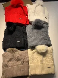 Unisex Zimowe Scarves Beanie Ciepłe Knit Scarf Woolen Girls Szydełka Dorosłych Naklejki Cap One Set Casual Ski Boże Narodzenie prezent