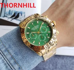 In vendita orologi al quarzo di lusso da uomo completamente funzionali 42mm moda sei spilli giorno data uomo designer orologio regali quadrante piccolo funzionante famoso grande cronometro