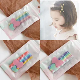 Hair Accessories 2021 Korean Solid Color Hairpins For Women Girls Clip Set Sweet Barrettes Headwear Fashion Slid