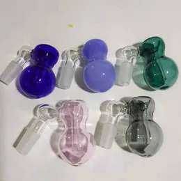 Rökande rör Boutique Gourd 14 Plug Pendant High Borosilicate Glass Hantverk Cigarettbeslag