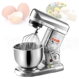 Commercial Stainless Steel Chef Machine Dough Blender Household Food Mixer 5L Egg Cream Salad Beater Cake Mixers 220V