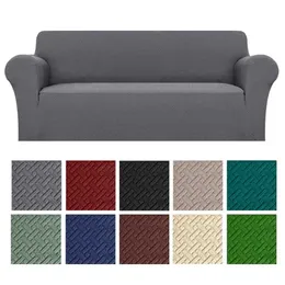 Jacquard Elastic Sofa Cobertura para sala de estar Strech Sofá Slipcover Stretch Stretch Cover Furniture Protetor 1/2/3/4 Coloque 211102