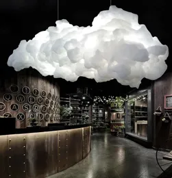 Modern Floating Cloud Led Pendant Lampor Living Bar Shop Decor Hanging Light Fixtures Kid Room Drop Lights