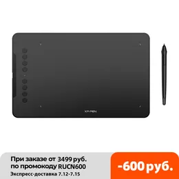 XP-Pen Deco01 V1 Grafisk tablettritning Digitala tabletter 8192 Nivån Konst Animation Kids Windows Batteri Gratis Pen