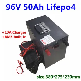 GTK 96V 50ah Lithium LifePO4 Аккумулятор для электрического мотоцикла Скутер Солнечная уличная Энергетика + 5А зарядное устройство