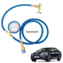 Car Accessories Air Conditioning Refrigerant Recharge Hose R134A Pressure Gauge Measuring Kit Reparing Tools