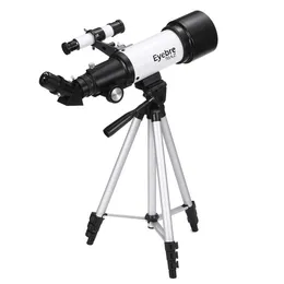 Bärbar 336x Travel Telescope Observera PlanetStelescope 300mm Astronomisk refraktor med Tripod Finder Scope