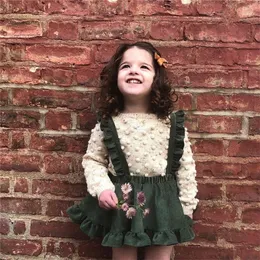 Etekler Moda Çocuklar Kız Ruffles Askı Tutu Etek Elbise için Mini Toddlers
