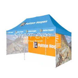 Impact Canopy Mega 13 x 26 Werbedisplay, einfaches Pop-up-Zelt in kommerzieller Qualität mit Aluminiumrahmen, 600D-Polyesterdruck