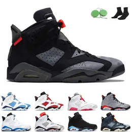 jumpman 6 아이언 그레이 남성 농구화 6s University Blue Carmine Tinker 야외 남성 스포츠 스니커즈