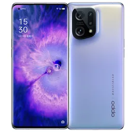 Original Oppo Find X5 5G Mobile Phone 12GB RAM 256GB ROM Octa Core Snapdragon 888 50MP NFC IP54 Android 6.55" OLED Curved Full Screen Fingerprint ID Face Smart Cellphone