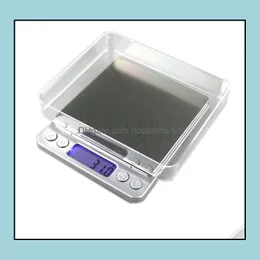 Scales Jewelry Tools & Equipment 3000G/0.1G Electronic Kitchen Weight Nce Scale 3Kg/0.1G High Auracy Food Diet With 2 Strays Drop Delivery 2