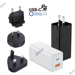Adattatore USB C PD da 65 W GaN PPS Caricabatterie di tipo C da 65 W per iPhone Xiaomi Laptop NOTE 20