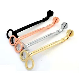 Stainless Steel Candle Scissors Elbow Metal Candles Extinguisher Aromatherapy Wick Trimmer Household Hand Tools