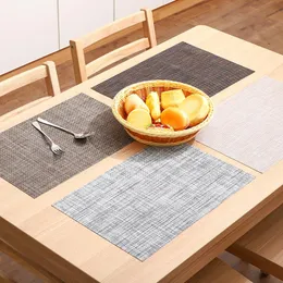 Mats & Pads 2PCS Japanese El Western Food Mat European PVC Thickened Thermal Insulation Tableware