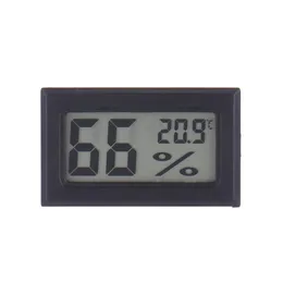 2021ワイヤレスLCDデジタル室内温度計湿度計ミニ温度湿度メーターブラックホワイト