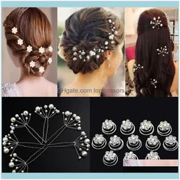 Narzędzia ProduktyBide Druhna Do Włosów Aessories Pearl Pin Clip Crystal Rhinestone Wedding Hairpins Picks for Women Headdress1 Drop Dostawa