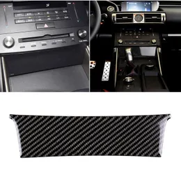 Carbon fiber Middle control storage panel pasted interior decoration Car accessories Styling Interior for Lexus IS250 2013-2020