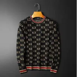 Дизайнерские мужские свитера Классический Полный письменный свитер