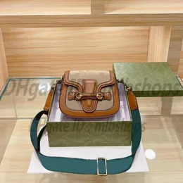 Torebki na ramię Designer Luxury G 1955 wysokiej jakości torebki portfel Moda damska Tote Clutch Crossbody Horsebit Saddle bag 202 Torebki damskie Torebka