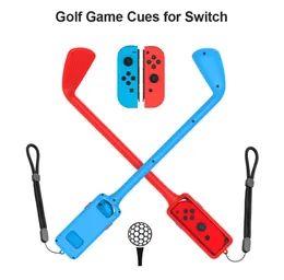 Golf Club Grip Case Rush för Nintendo Switch Controller Gaming Handle Grips Game Console Tillbehör 2st / Set med Retail Box