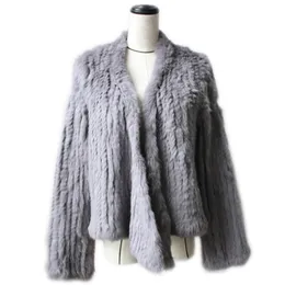 Vinter Höst Kvinnor Real Fur Coat Kvinnor Kvinnor Köttfärs Jacka Casual Tjock Varm Fashion Slim Overcoat Kläder 211122
