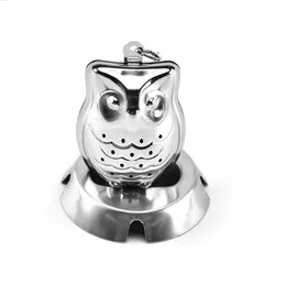 Owl Shaped Tea Strainer Coffee Tea-Tools Accessories Herbal Infuser Filter Tea-Bags Stainless Steel SN5576