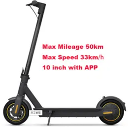 折りたたみ可能なスマートスクータースケートボード45-50km強度レンジ36V 12.5AH HT-T4 MAX 10インチHT-T4電気スクーター8.5インチ