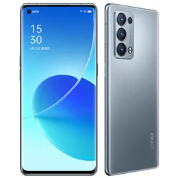 Original Oppo Reno 6 Pro + Plus 5G Mobiltelefon 8GB RAM 128GB ROM SNAPDRAGON 870 50MP Android 6.55 "Amoled Full Screen Fingerprint ID Face NFC 4500MAH Smart Cellphone