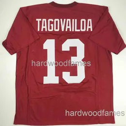 カスタムTua Tagovailoa Alabama Crimson College Stitched Football Jersey名前番号を追加