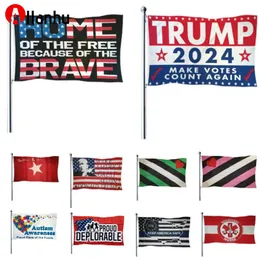 2024 Trump Flag Verkiezing Make AMERIKA Geweldig 150 * 90cm US Banner Vlaggen Buiten Indoor Decoratie 3 * 5 FT GWD973253